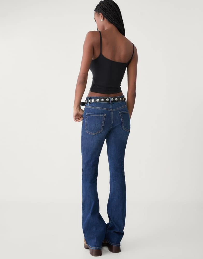 Stradivarius Stradivarius strappy polyamide top in black 2