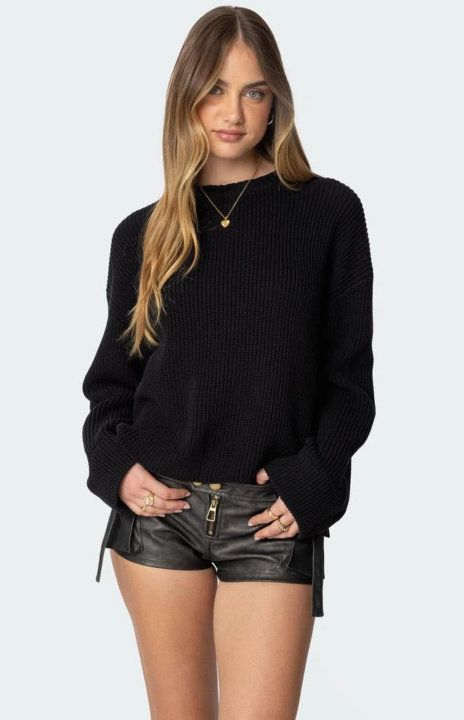 Edikted Marleen Oversized Knit Sweater 1