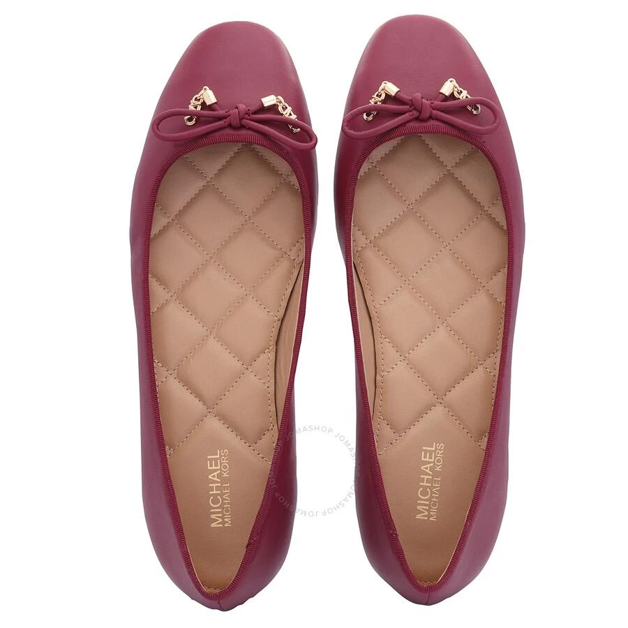 Michael Kors Nori Ballet Flats In Mulberry 3