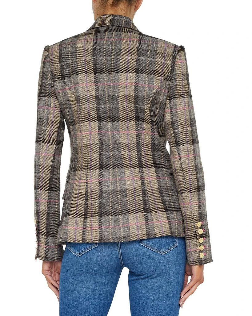 L'Agence L'AGENCE Kenzie Double Breasted Silk-Blend Blazer 2