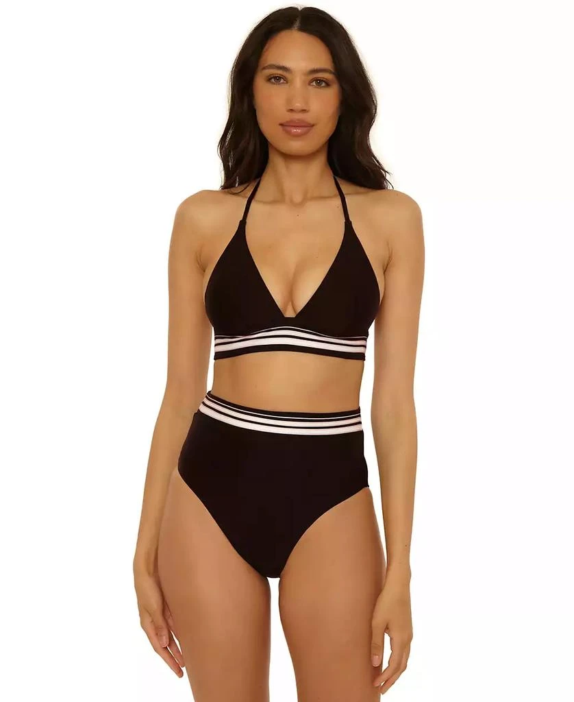 Trina Turk Women's Bougainvillea Reversible V-Neck Top 1