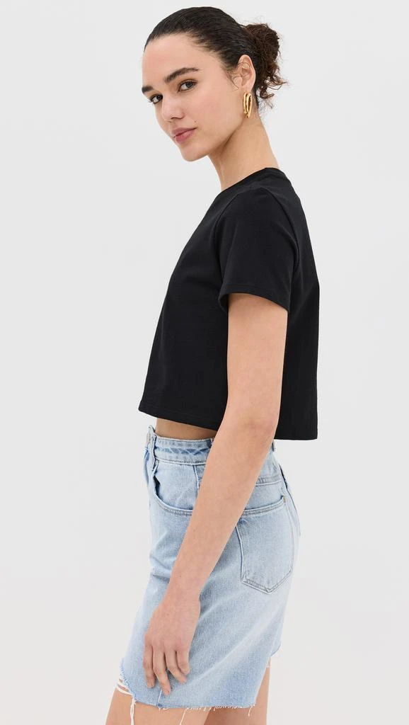 Reformation Cropped Classic Crew Tee 3