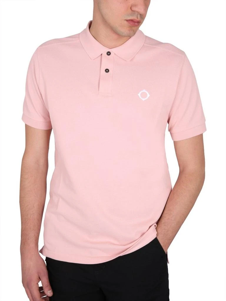 Ma.strum Ma.strum Logo Embellished Polo Shirt 4
