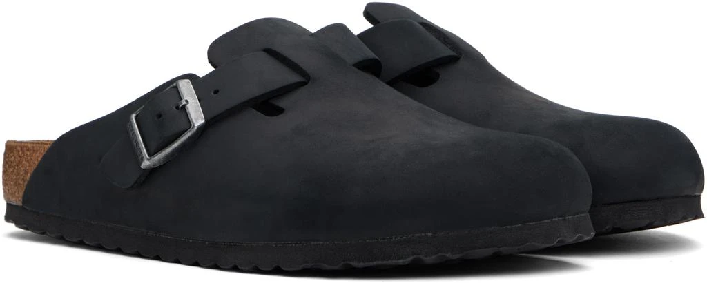 Birkenstock Black Regular Boston Slip-on Loafers - Business 