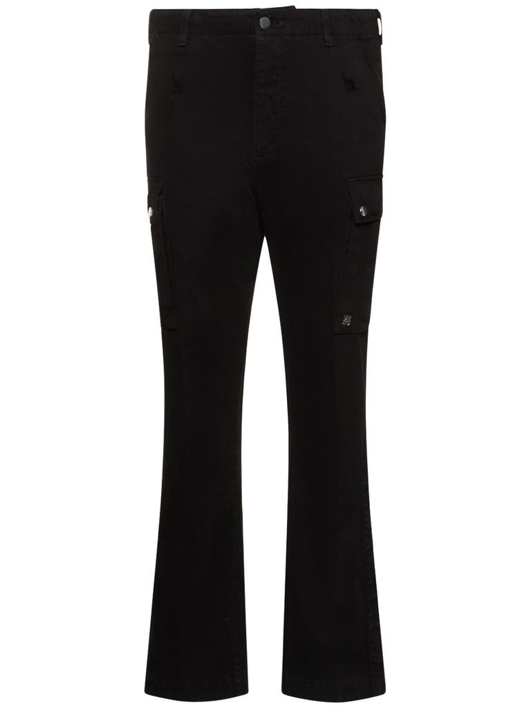 AMIRI M65 Cargo Kick Flare Cotton Jeans
