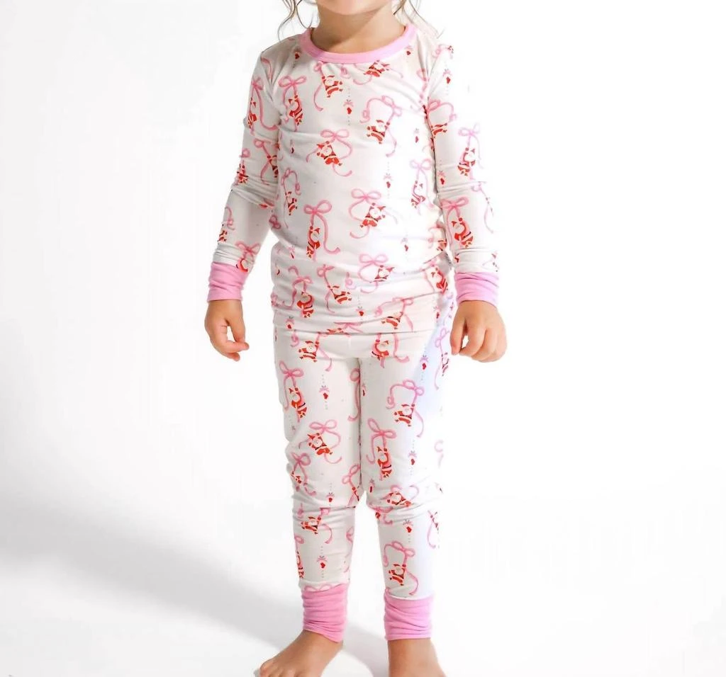 Small Shop Small Shop - Santa Baby Bamboo Pajama Set