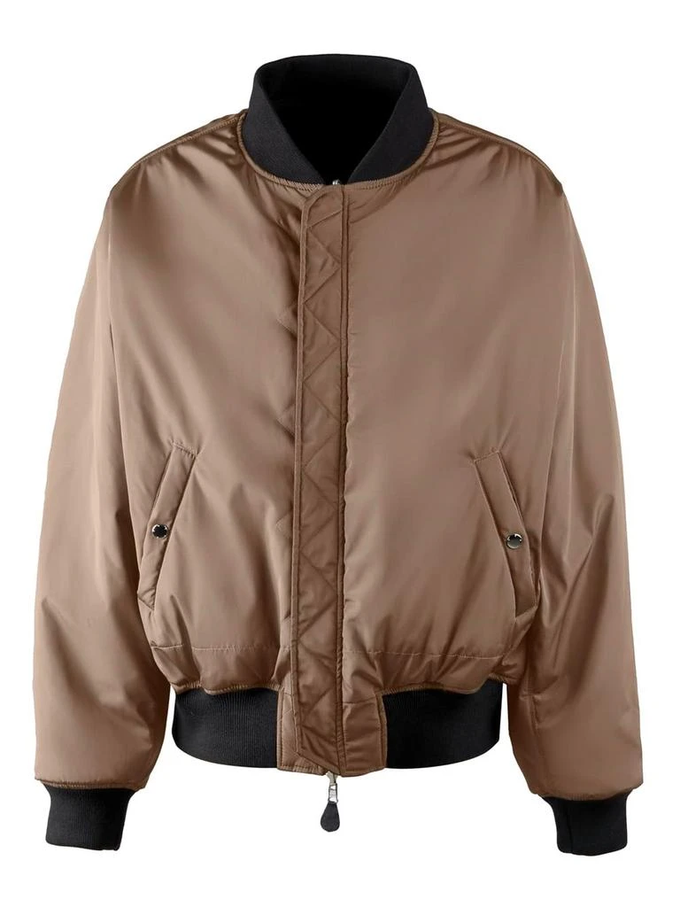 hogan REVERSIBLE BLACK/GREEN BOMBER JACKET 3