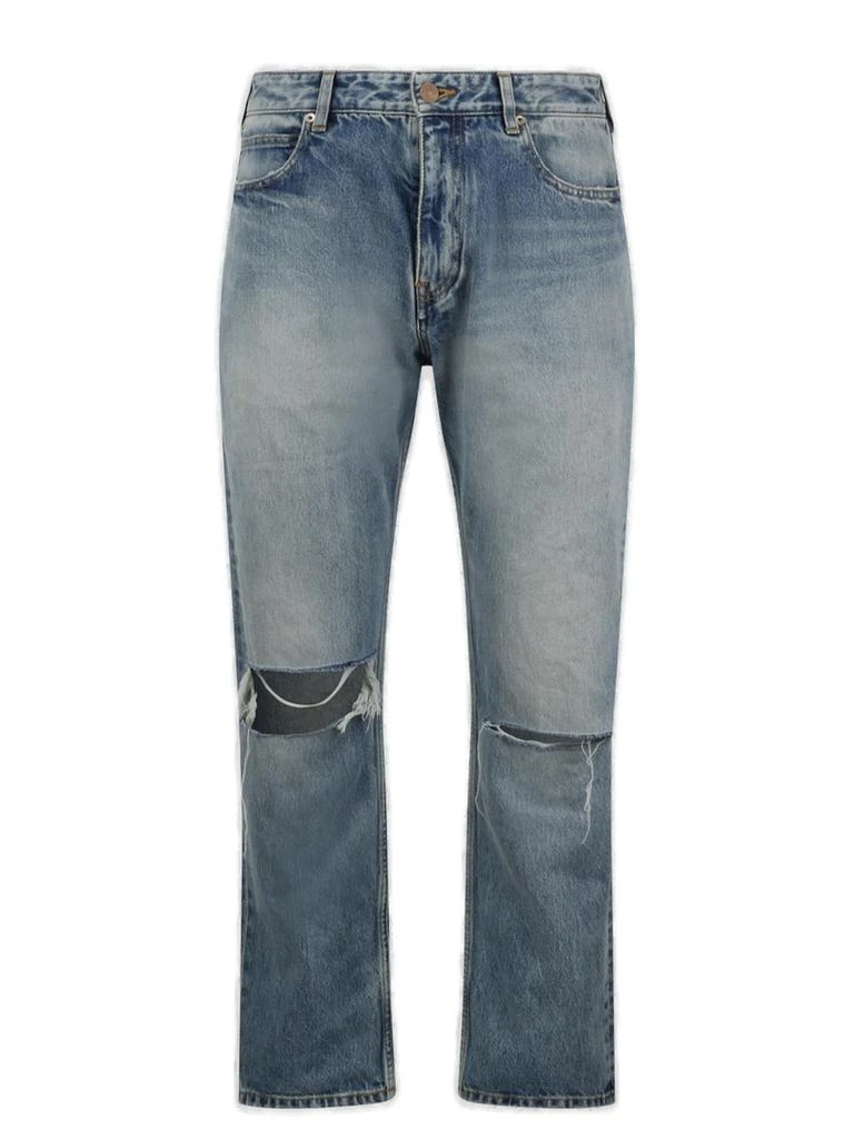 Balenciaga Balenciaga Distressed Loose-Fit Jeans 1