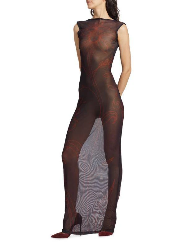 House of Aama Prelude: Aama Tales Mesh Maxi Dress 3