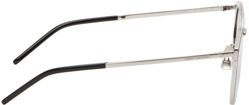 Yves Saint Laurent Silver SL 28 Metal Sunglasses 2