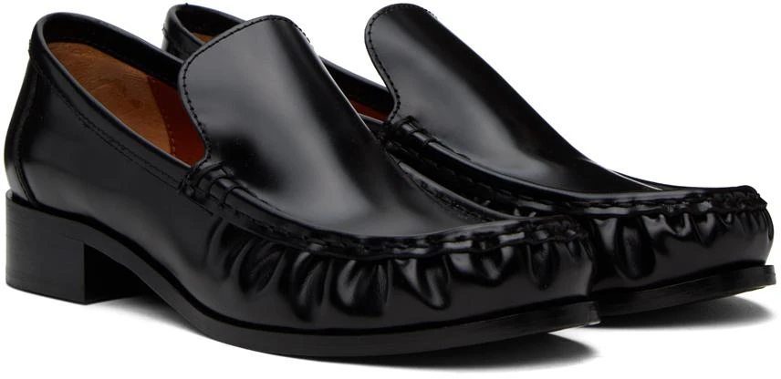 Acne Studios Black Stamped Loafers 4