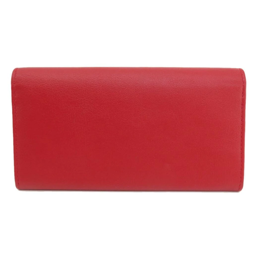 Yves Saint Laurent Leather Long Wallet (Bi-Fold) (Pre-Owned) 2