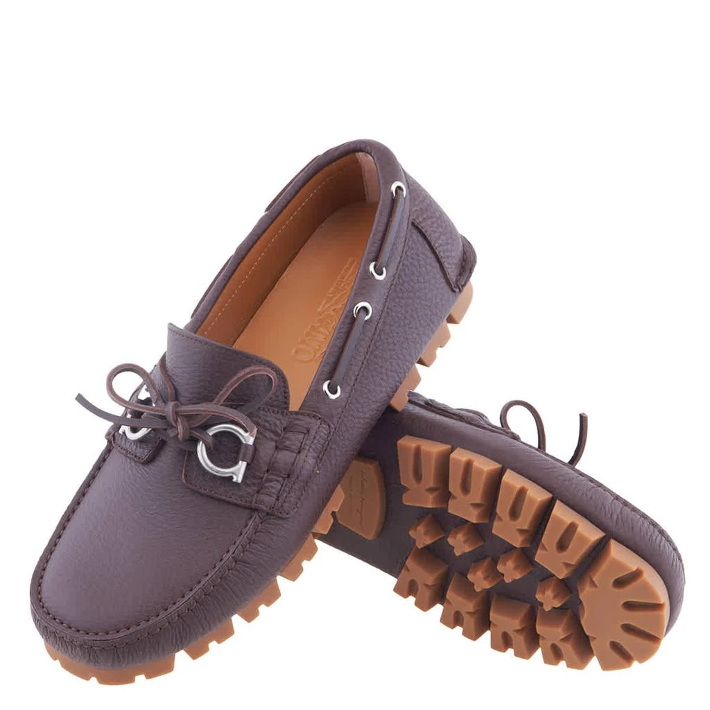Salvatore Ferragamo Salvatore Ferragamo Men's Giosue Gancini Leather Sailor Moccasin, Size 7 1