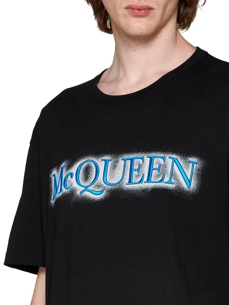 Alexander McQueen Alexander McQueen Logo Printed Crewneck T-Shirt 6