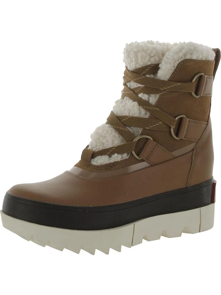 Sorel Joan Of Arctic Next Womens Leather Faux Fur Lined Combat & Lace-up Boots 4