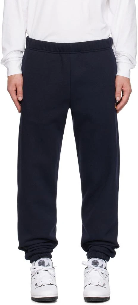 Carhartt WIP Navy Chase Sweatpants 1