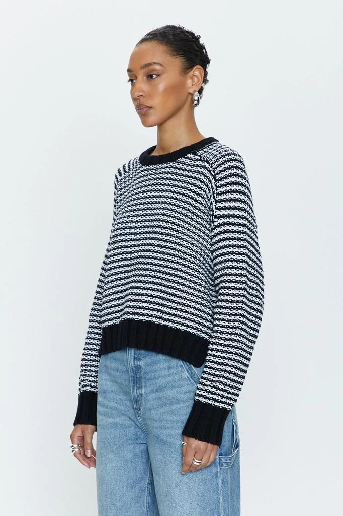 Pistola Denim Adina Every Day Sweater -  Midnight White 3