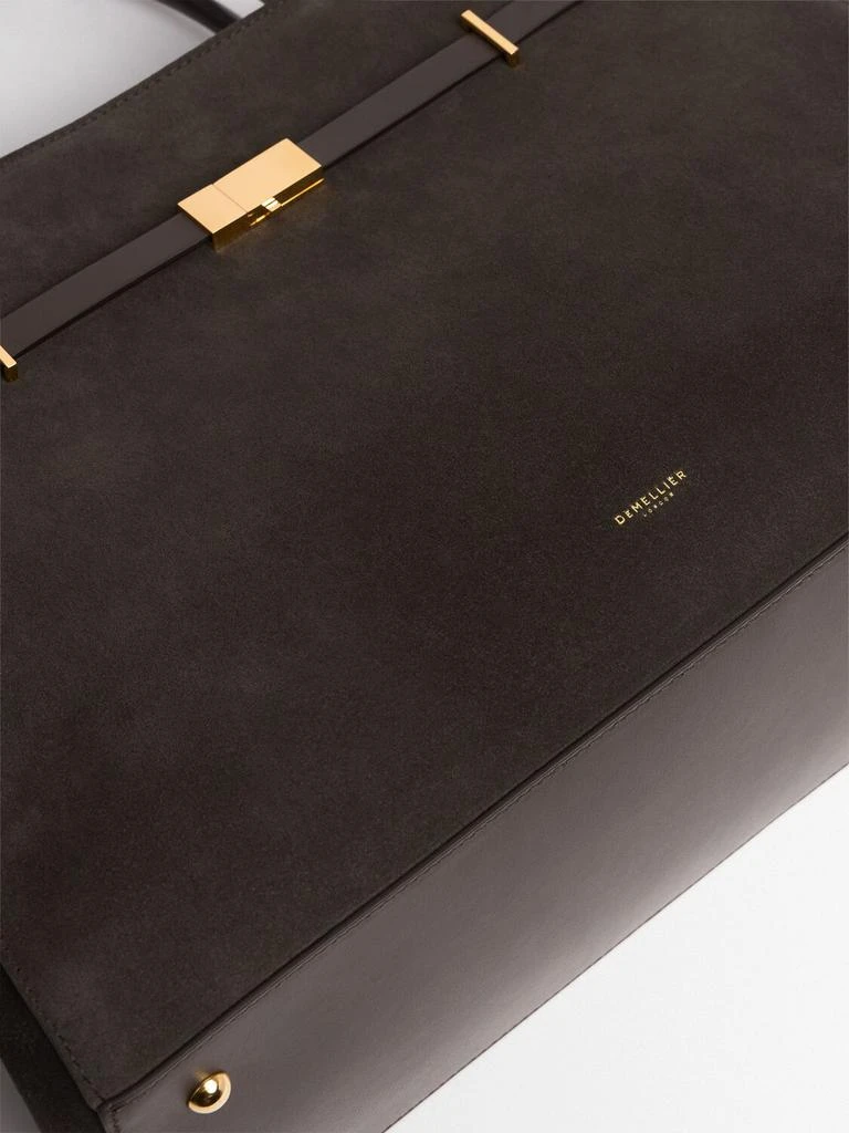 Demellier The Hudson Suede Top Handle Bag 4