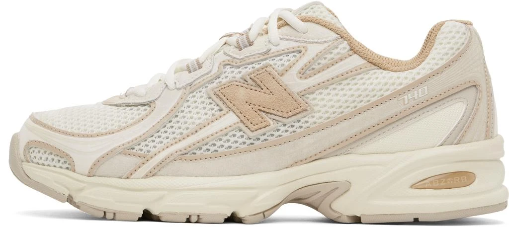 New Balance Off-White & Beige 740 Sneakers 3