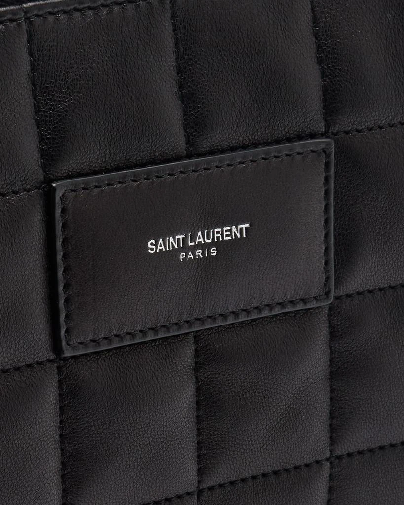 Yves Saint Laurent Men's Nuxx Quilted Leather Duffel Bag 5