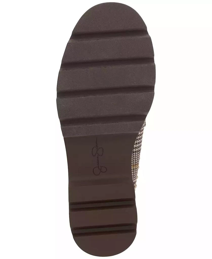 Jessica Simpson Women's Uma Platform Lug-Sole Tailored Slip-On Loafers 5