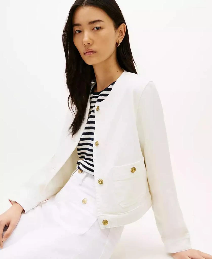 Tommy Hilfiger Women’s Denim Button-Front Jacket 3