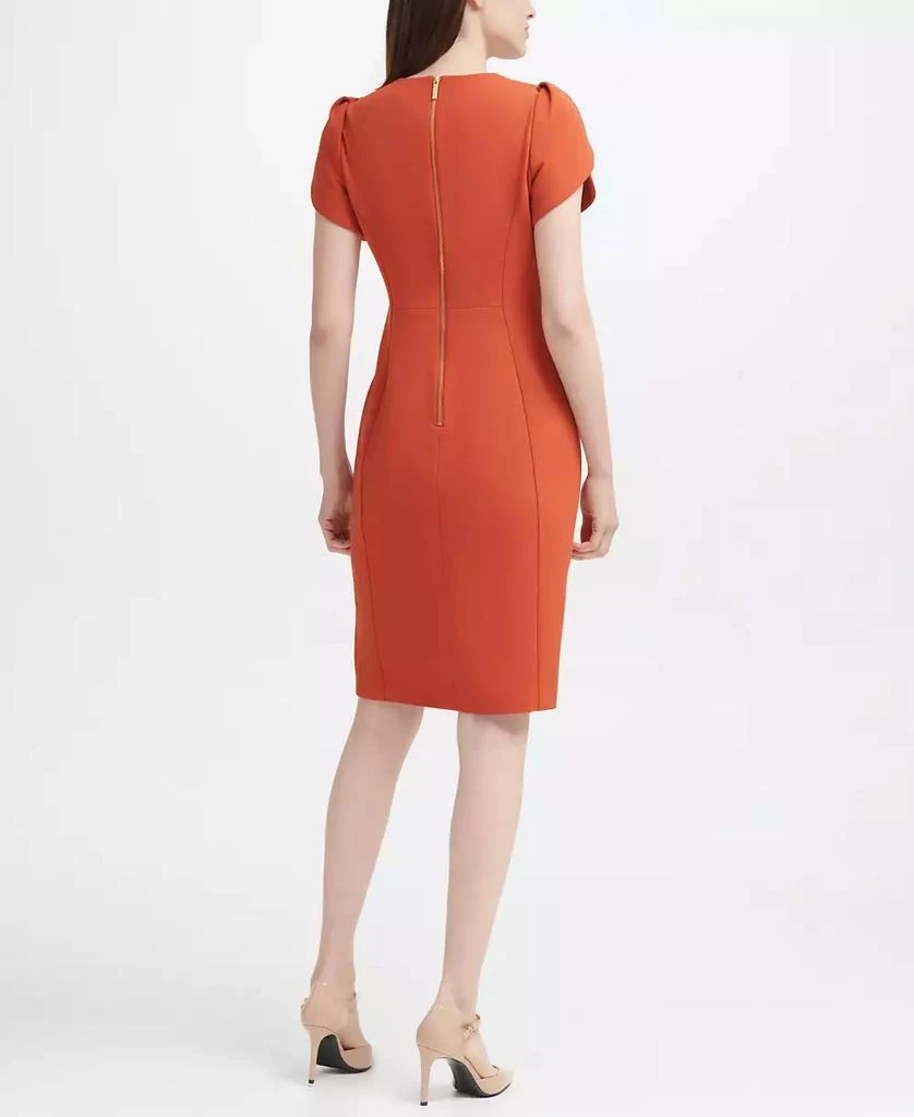Calvin Klein Tulip-Sleeve Sheath Dress 2