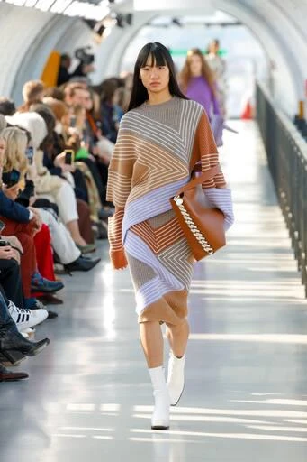 Stella McCartney Striped ribbed-knit virgin wool sweater 6