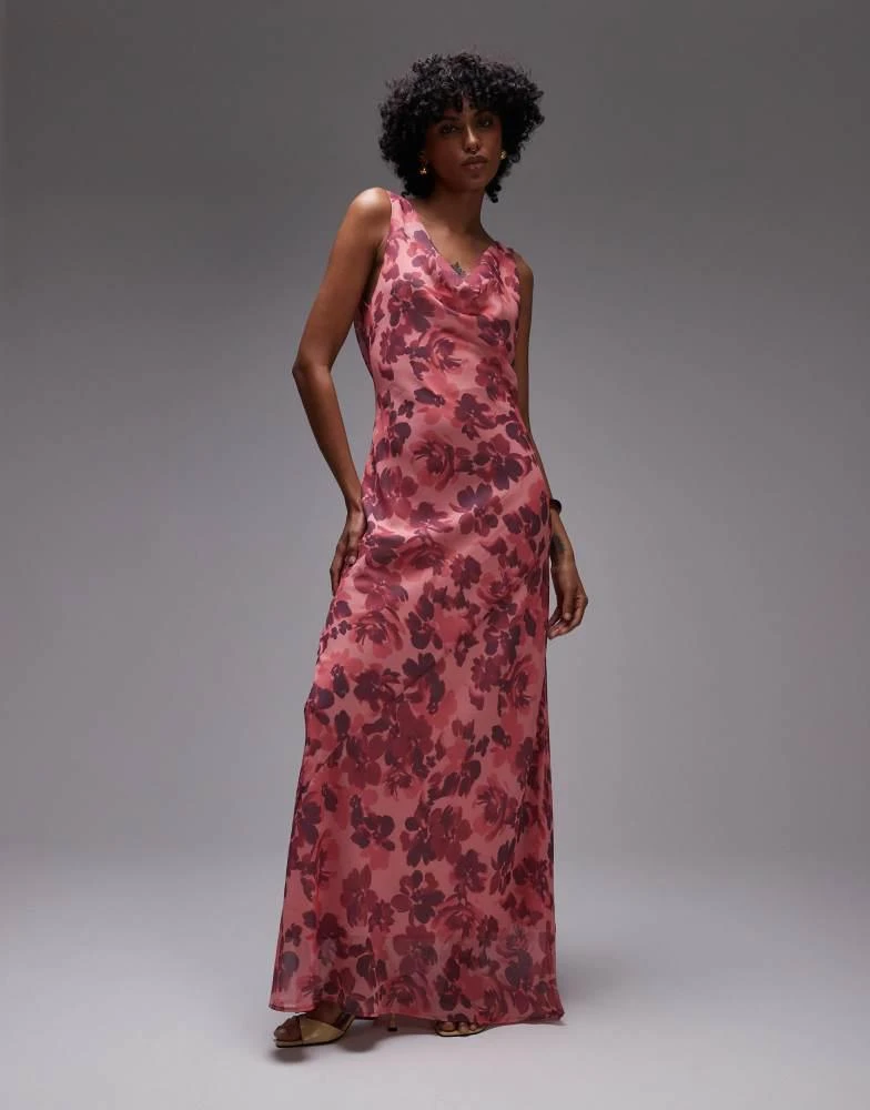 open lace back dress 2 TO TANGO tone on tone color-block satin maxi dress, 12 *TOPSHOP* – Foxy  Fable