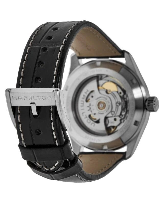 Hamilton Hamilton Khaki Field Murph 38mm Automatic Black Dial Leather Strap Men's Watch H70405730 4