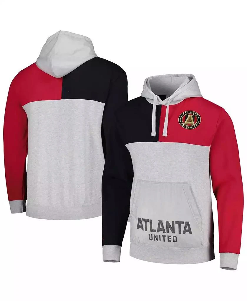 Mitchell & Ness Men's Gray Atlanta United FC Tie Breaker Pullover Hoodie 1