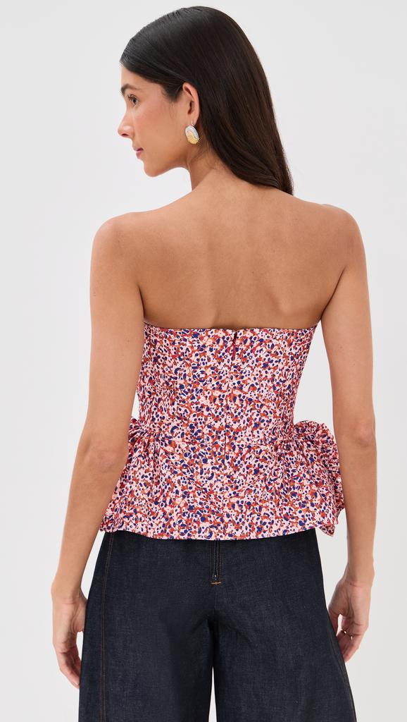 Kika Vargas Tasha Top Pink Dots