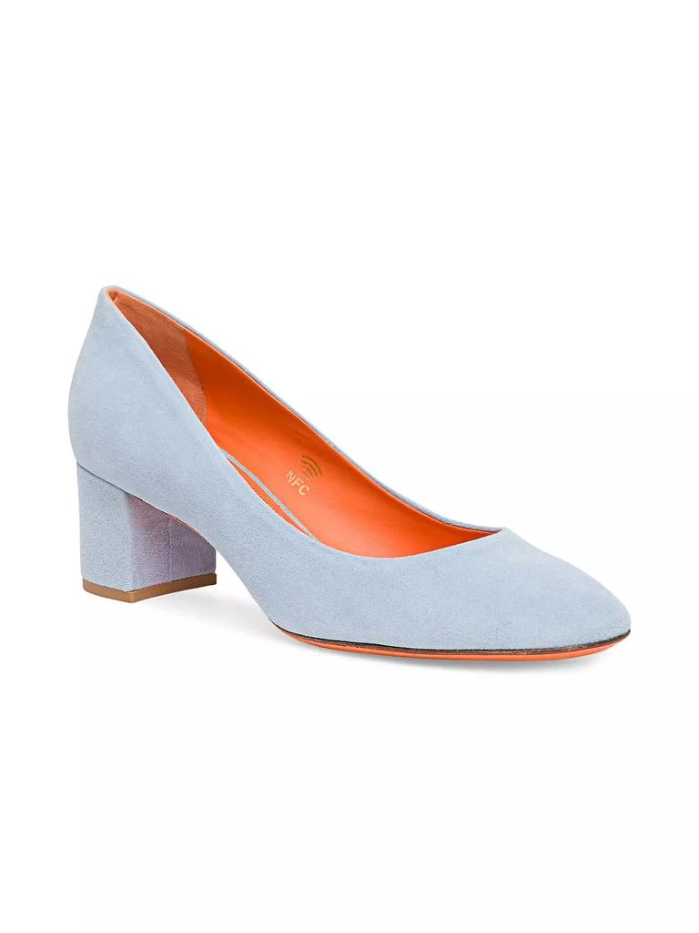Santoni Fight 50MM Suede Pumps 2