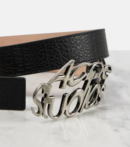 Acne Studios Logo leather belt 3