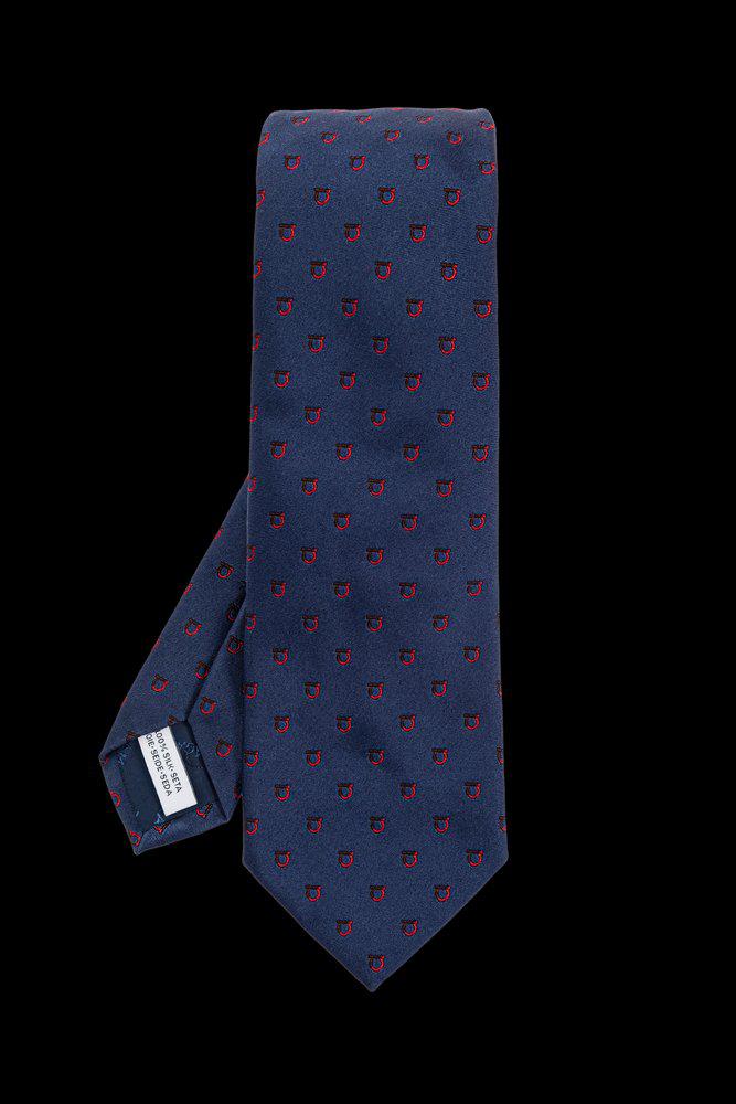 Salvatore Ferragamo Ferragamo Gancini Jacquard Tie