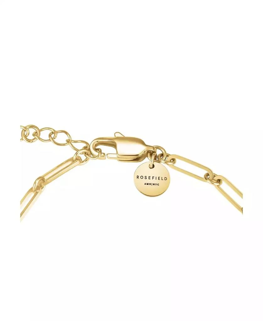 Rosefield Crystal Bar Bracelet In 14K Yellow Gold Plated Stainless Steel 4