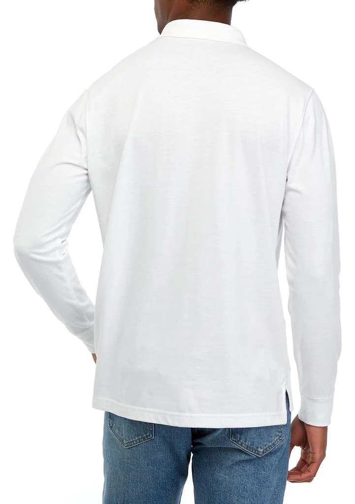 Saddlebred® Long Sleeve Jersey Polo Shirt 2