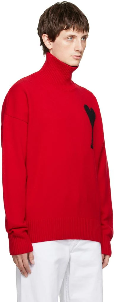 AMI Red Ami de Cœur Turtleneck 2