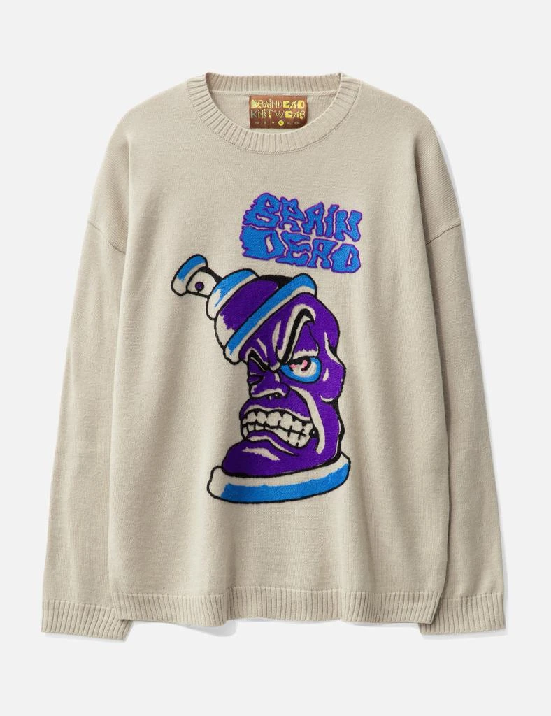Brain Dead SPRAY CAN SWEATER 1