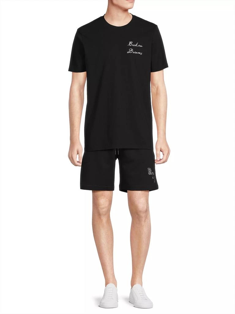 RTA Collegiate Logo Drawcord Shorts 2