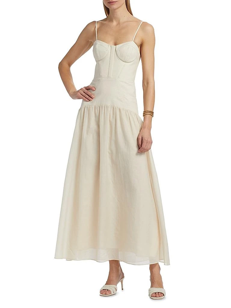 white christmas dresses Palermo Dress Bone main image 1