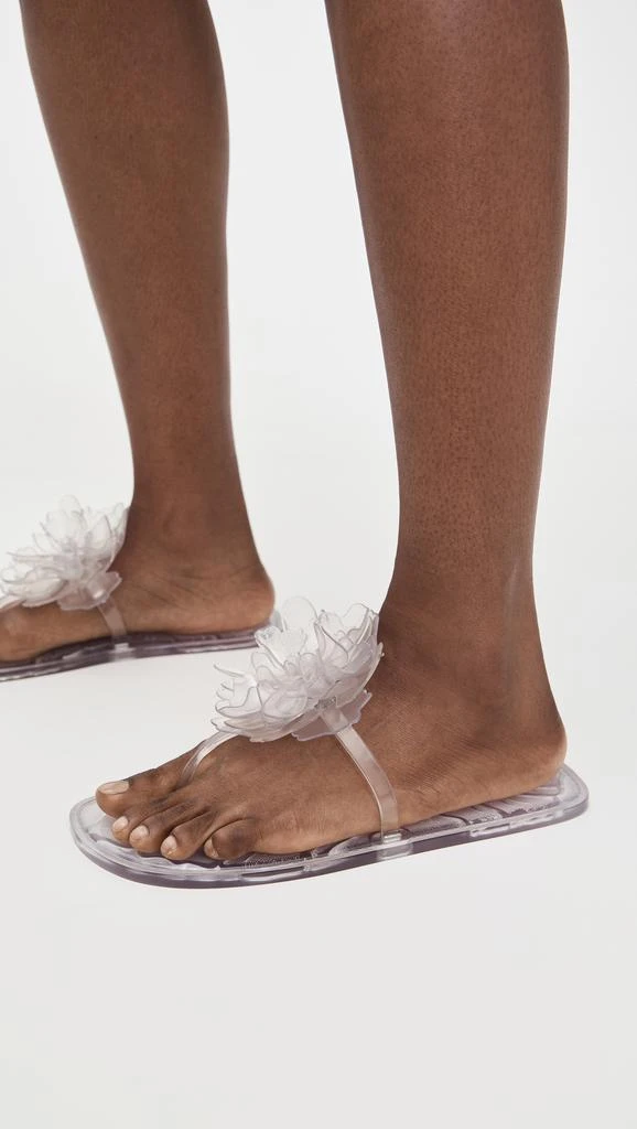 Farm Rio Flower Jelly Flat Sandals 3