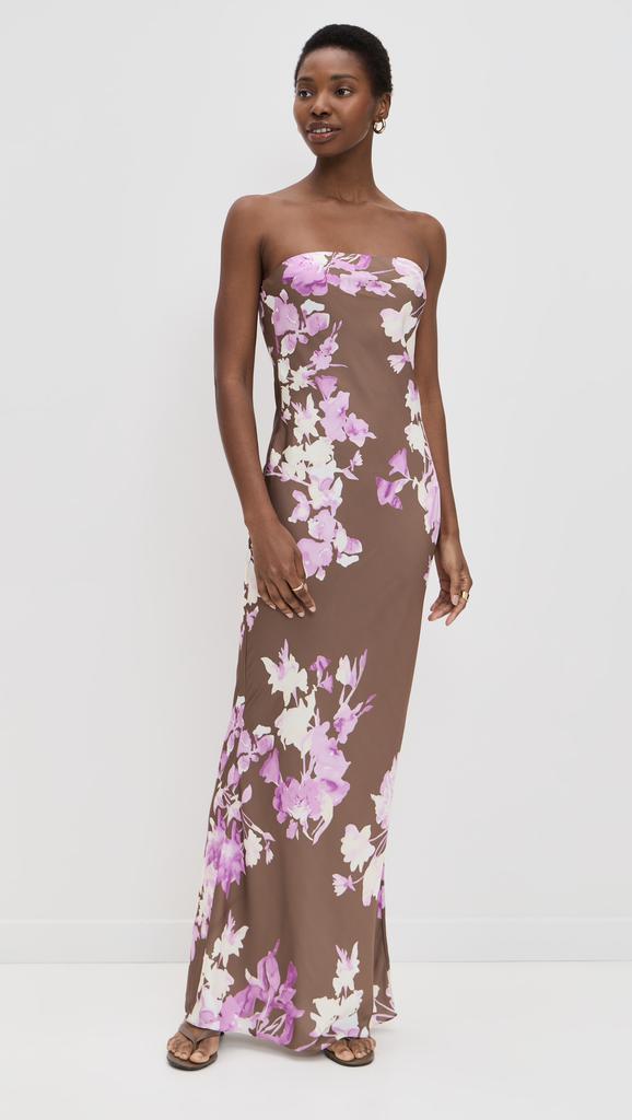 ROCOCO SAND Strapless Maxi Dress