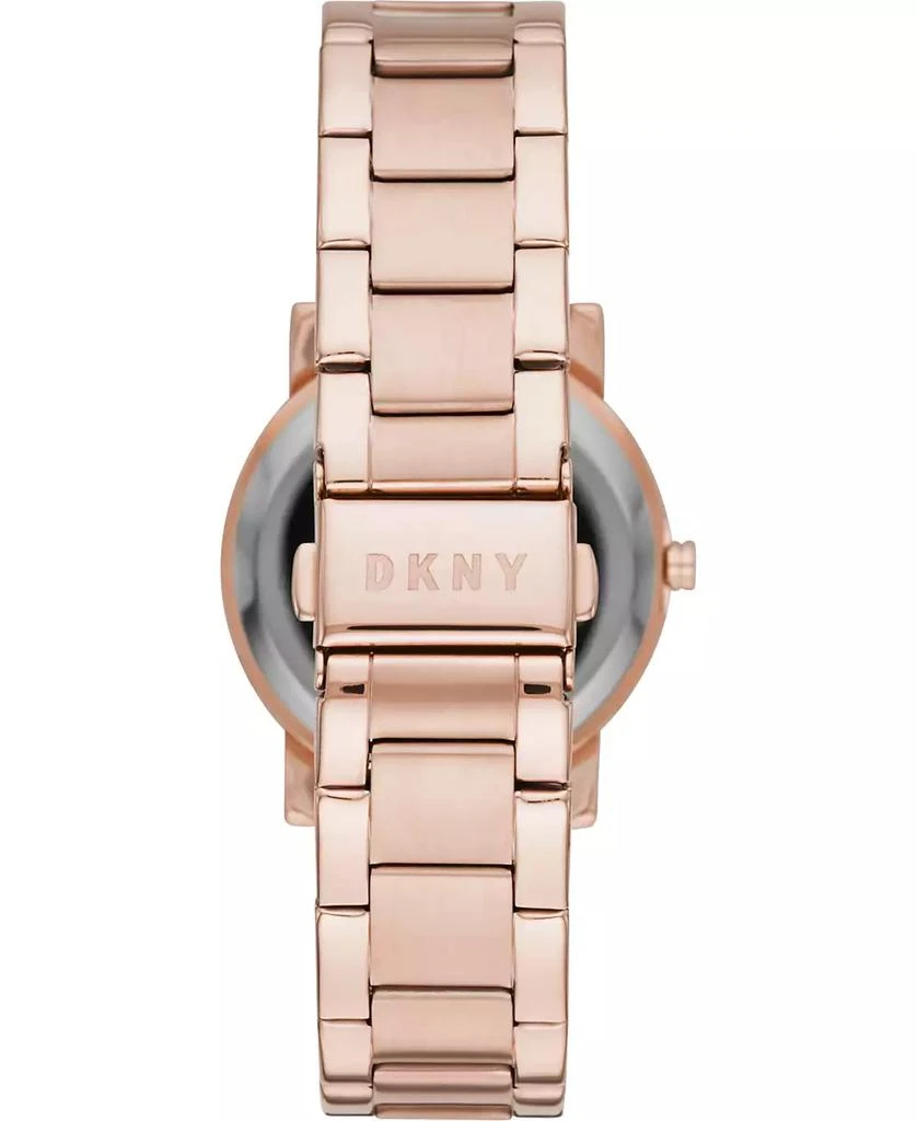 DKNY Women's Soho Rose Gold-Tone Stainless Steel Bracelet Watch 34mm 4