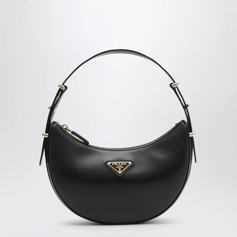 Prada Black leather Prada Arqué bag 1