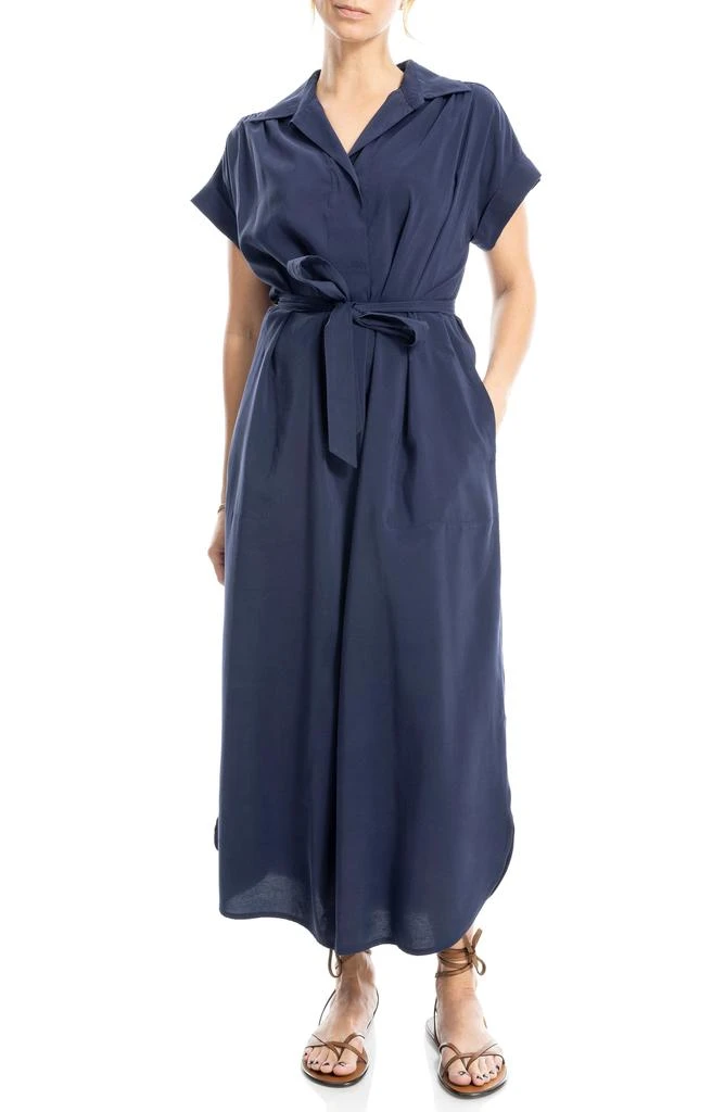 Max Studio Short Sleeve Maxi Shirtdress 1