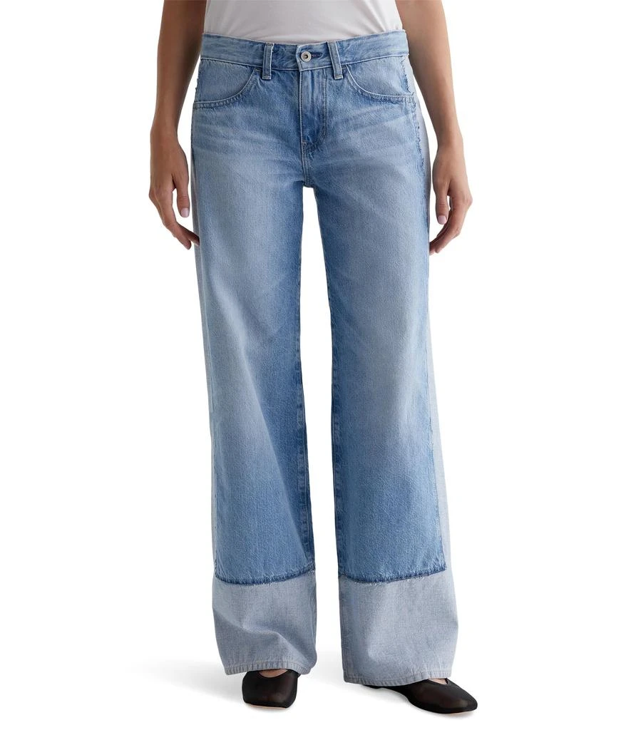 AG Jeans Adria Low Rise Baggy Wide Leg in Mondrian 1
