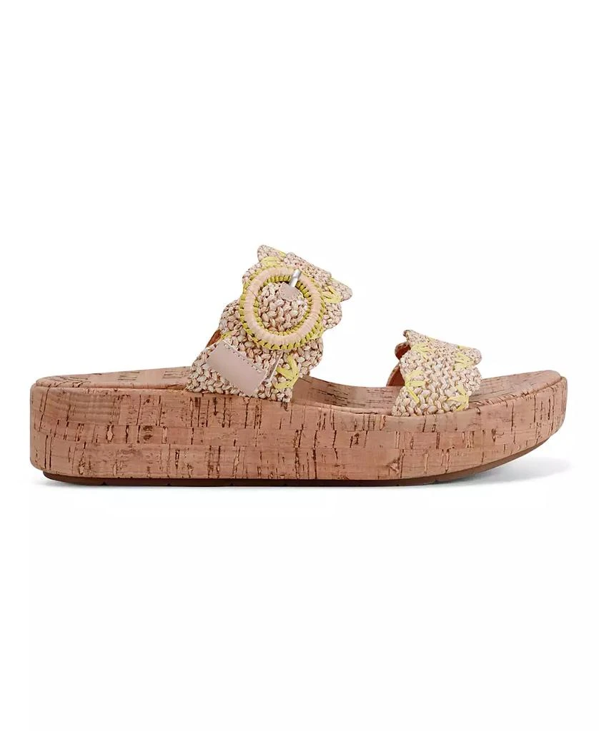 Earth Women's Subtle Woven Slip-On Platform Sandals 2