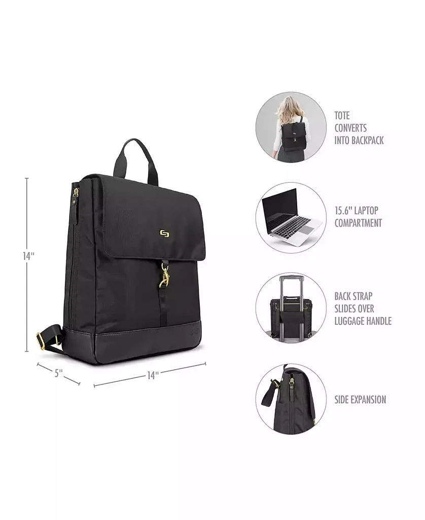 SOLO New York Austin 13.3" Laptop Hybrid Tote Backpack 7