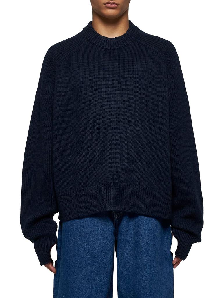 Studio Nicholson Studio Nicholson Crewneck Straight Hem Jumper